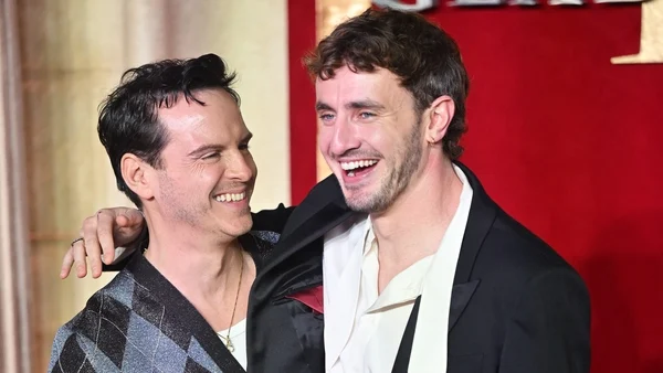 Andrew Scott cheers on Paul Mescal at Gladiator II world premiere in London