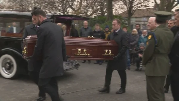 Funeral of Dickie Rock takes place in Dublin