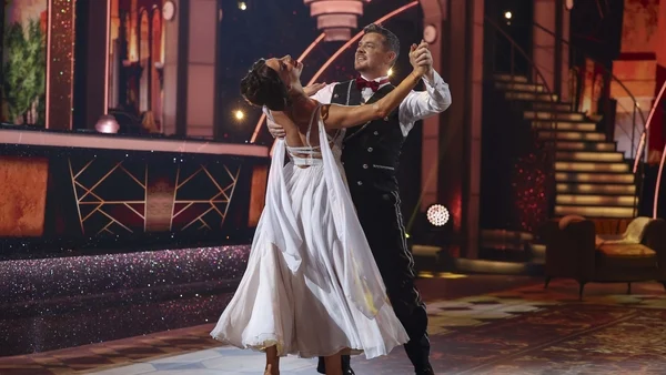 Danny O'Carroll keeping it together - just - ahead of tonight's Dancing with the Stars