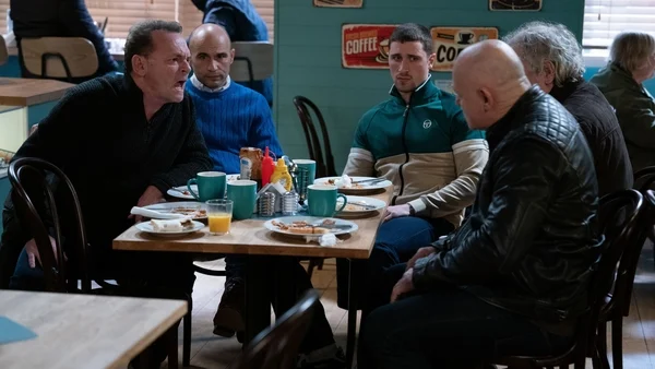 Tempers flare in EastEnders tonight