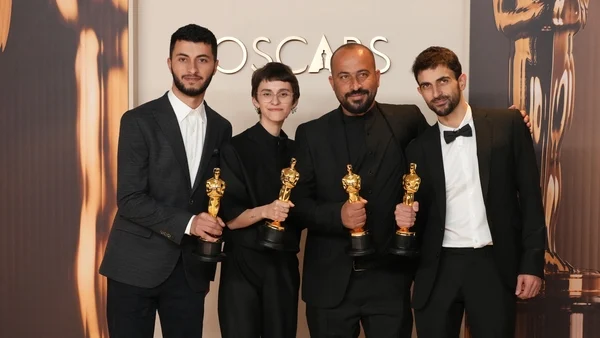 No Other Land Oscar winners call for lasting Middle East peace in speech