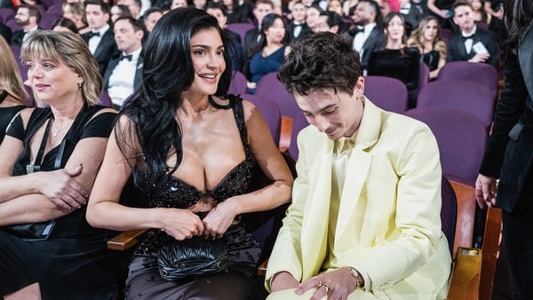 Timothée Chalamet and Kylie Jenner bring date night to the Oscars